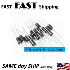 2 x 1N5817 IN5817 5817 1A 20V DO-41 SCHOTTKY Diode Rectifier 20 VOLT