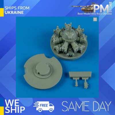 Quickboost 48524 1/48 TBF/TBM Avenger engine for Academy or Italeri Accessories