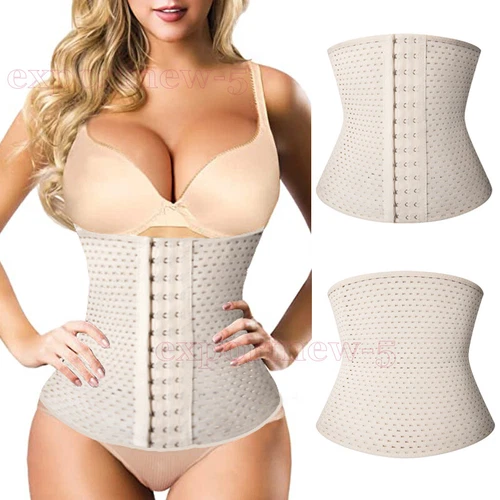 WAIST TRAINER CORSET Breathable Tummy Girdles Belt Sport Body Shaper Control UK - Picture 12 of 12