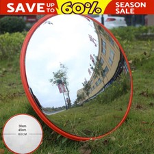 Driveway Convex Safety Mirror 30/45/60cm Road Blindspot Garage Mirror & Bracket