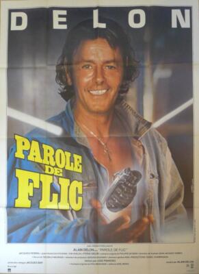 COP'S HONOR - PAROLE DE FLIC - ALAIN DELON - ORIGINAL GROSSES FRANZÖSISCHES F...