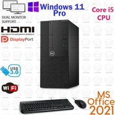 Dell OptiPlex 3050 Desktop Computer Core i5 16GB RAM 512GB SSD Win11 Office 2021