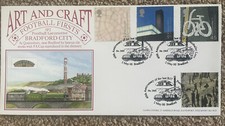 Bradford City Football Firsts ‘Large’ Dawn First Day Cover 2000 Full Set Stamps