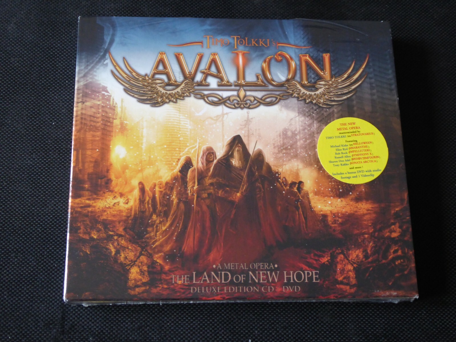 Timo Tolkki Avalon - The Land of New Hope SEALED DELUXE EDITION CD + DVD TOLKKIS