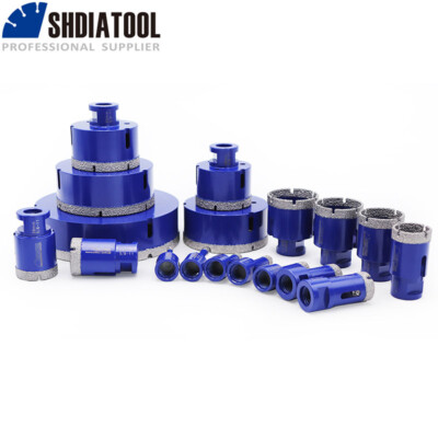 Diamond Core Drill Bit 4pcs/set Hole Saw Cutter Porcelain Tile 5/8 Angle Grinder