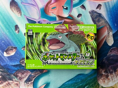 Pokemon Leaf Green Version Gameboy Advance Japanese CIB