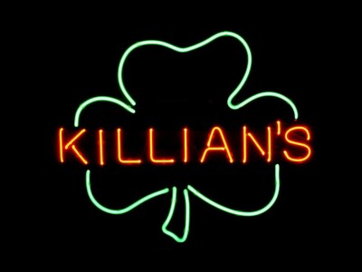 10'' Vivid Killian's Clover Neon Sign Light Lamp Beer Bar Room Decor Wall Bright