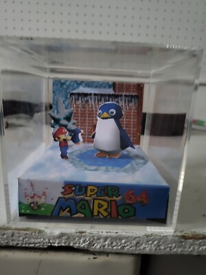 Super Mario 64 3D Cube Diarama
