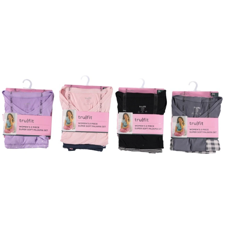 Women's Pajama Set 2pcs Super Soft Comfortable Top & Bottom Cozy Sleep Set