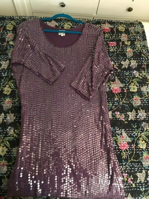 haute hippie purple dress HAUTE HIPPIE Size XS PURPLE FLORAL Women Dress