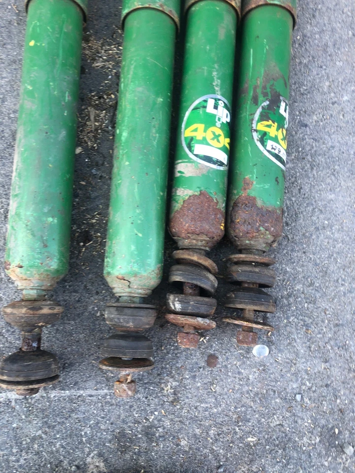 Lot14 RANGE ROVER P38 Set Of 4 Suspension SHOCKS Green Lip 4x4 Gas - image 2 of 3