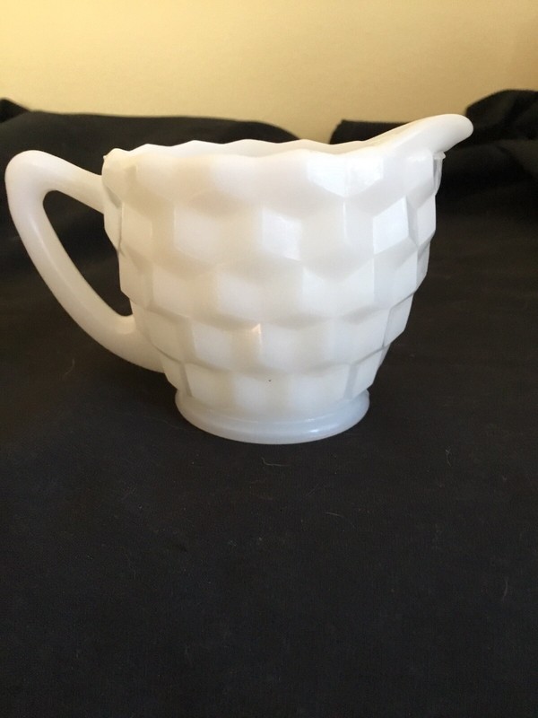 Creamer Milk Glass