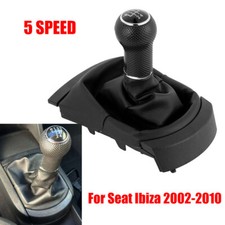 Für Seat Ibiza 2002-2010 5 Gang Auto Schaltknauf Schalthebel Schaltsack Manuell
