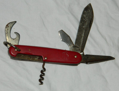 Collectible Vintage Imperial Brand Multi-Function 2 Blade Pocket Knife