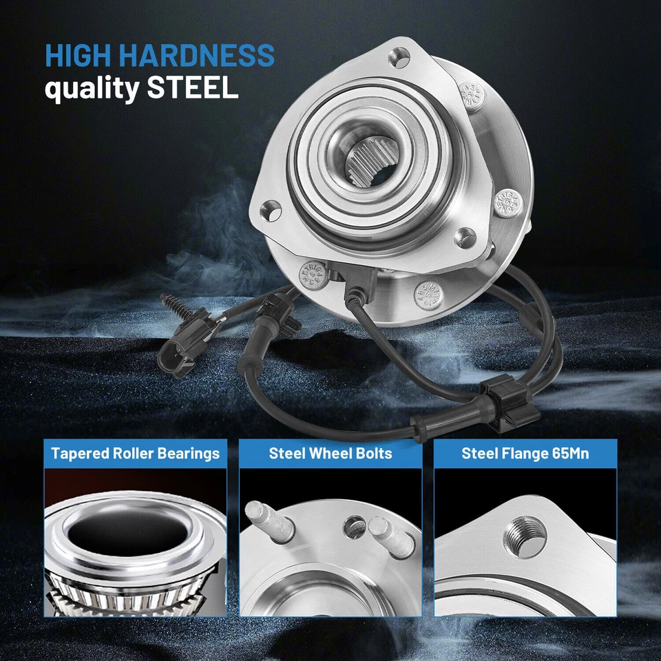 513188 Front Wheel Bearing Hub Assembly For Isuzu Ascender, Saab 9-7x 2003-2009 Foto 3 de 4