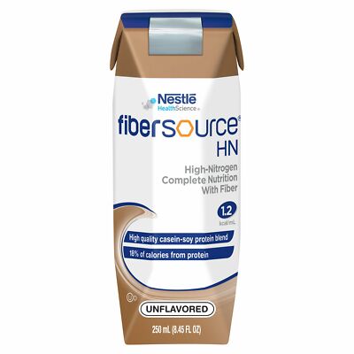 Nestle Fibersource HN 1.2 Cal Formula Unflavored 8.45 oz Fresh Product 24 Ct