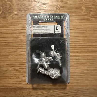 Warhammer 40K - Space Wolf Guard Terminator #2 - Metall OOP 2nd Edition - NEU