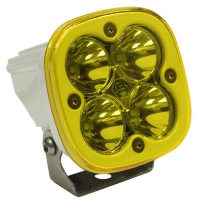 Baja Light Pod Each White Frame Squadron Pro Spot Pattern Amber Lens Universal