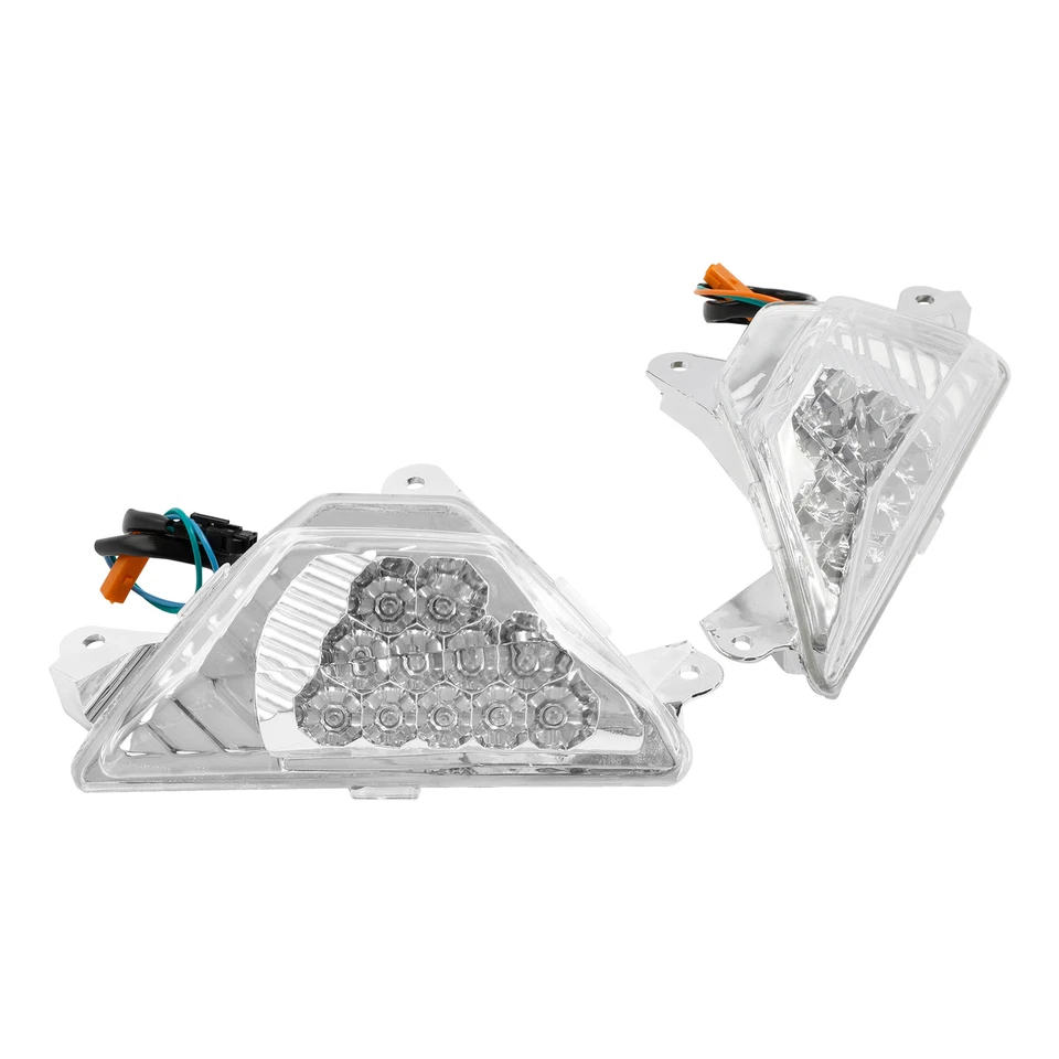 LED Turn Signal Light Clear Fit For Kawasaki NINJA 250 300 13-18 ZX-6R 2013-2023 - Изображение 4 из 4