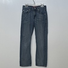 Levi's 514 Jeans Boys Sz 25x25 Straight Fit 100 Cotton Denim