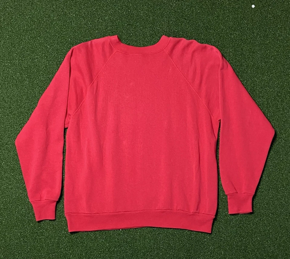 VTG 80s/90s Disney Velva Sheen Sweatshirt Red - Large - Mickey Florida Vintage - Image 4 of 4