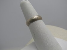 Vintage Sterling Silver Wedding Band/ Ring, Size 6.25, 5mm, Domed, 1.36g, S.W.