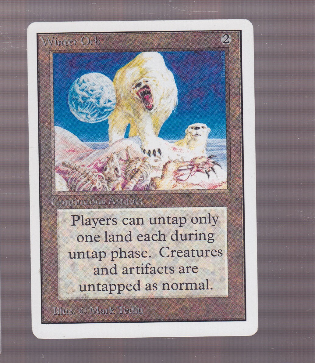 mtg Magic 1x Winter Orb UNLIMITED