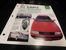 1965+ Audi Cars Spec Sheet Brochure Photo Poster