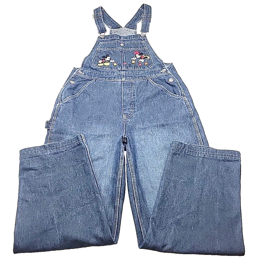 Vintage Disney Denim Overalls Women's Small Mickey & Minnie Vintage Disney Denim Overalls Women's Small Mickey & Minnie