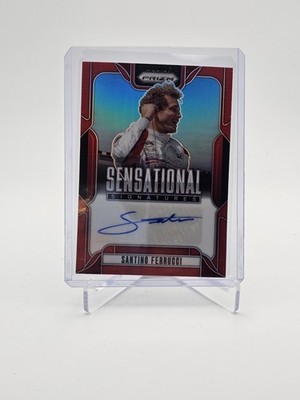 2025 Panini Prizm - Sensational Signatures Santino Ferrucci #SS-SFR Red Prizm...