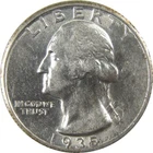 1935 D Washington Silver Quarter AU About Uncirculated SKU:I25216