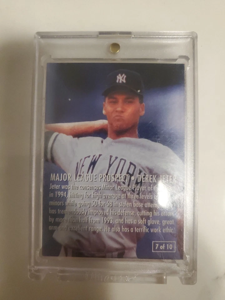 Fleer #7 1995 Derek Jeter - Yankees de Nueva York Foto 2 de 2