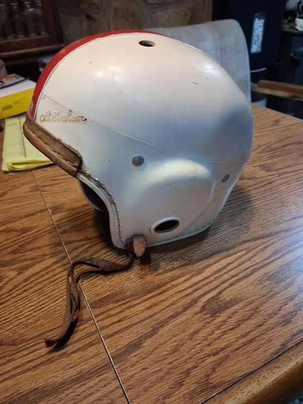 VINTAGE 1950S YOUTH FOOTBALL HELMET OTTO GRAHAM CLEVELAND BROWNS FACSIMILE AUTO