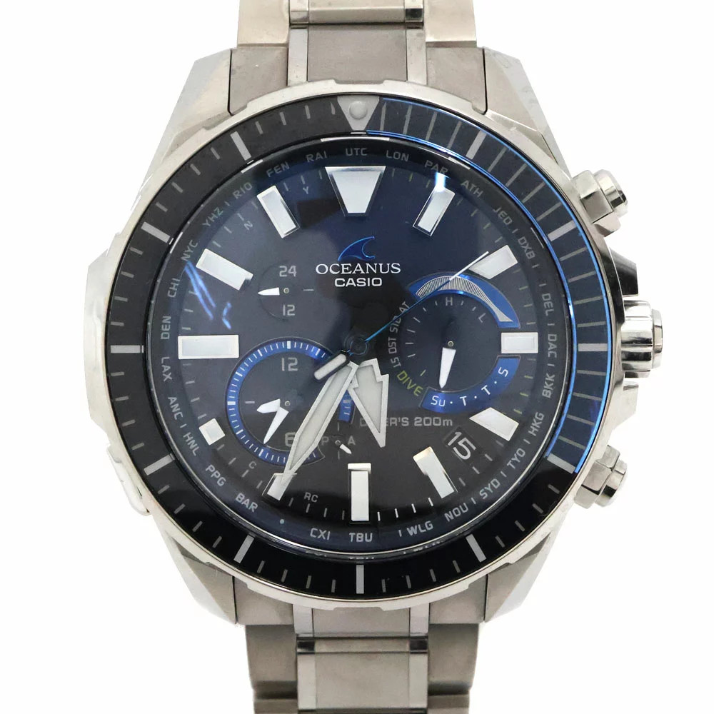 CASIO OCEANUS OCW-P2000-1AJF カシオ オシアナス Casio Oceanus Ocw-p2000-1ajf Cachalot Diver 200m Titanium