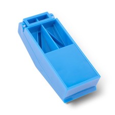 Small  Portable Drug Boxes Plastic Blue Pill Cutter Dividing  Cutting Drugs