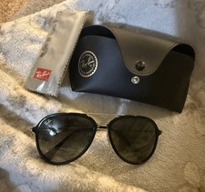 Ray Ban RB 4298 601/71 Black Aviator Sunglasses Authentic, Unisex, 57-17