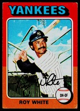 1975 Topps #375 Roy White - POOR