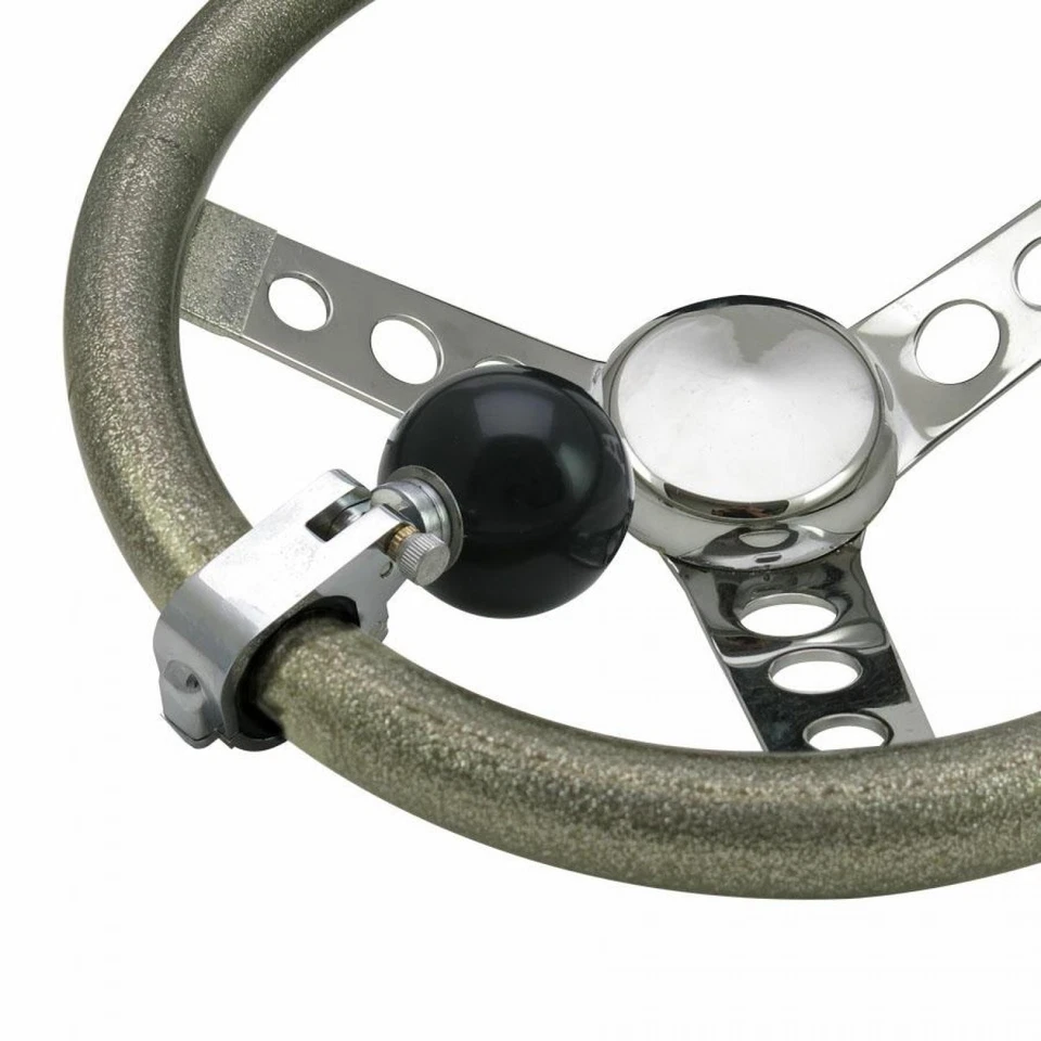 NUEVO VOLANTE 8 BOLAS PISCINA NEGRO MANGO GIRATORIO COCHE CAMIÓN SUICIDIO PERILLA ELÉCTRICA Foto 2 de 4