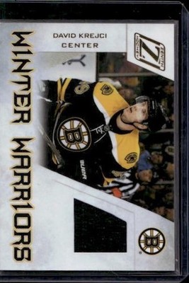 2010-11 Panini Zenith #DK David Krejci Winter Warriors Materials