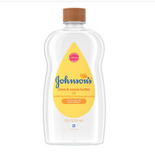 Johnson's Baby Oil with Shea  Cocoa Butter, 20 Fl. Oz