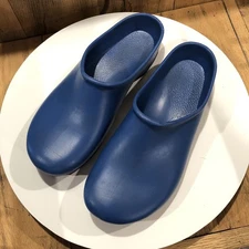 Sloggers Clogs Blue Womens Size 9 Garden Rain Comfort Shoes Waterproof USA