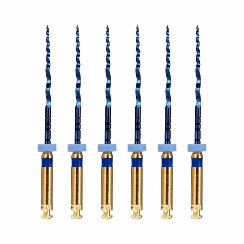 Dentale Endo Rotante File Calore Attivato Conico Oro NITI Uso Motore 21/25mm - Foto 29 di 29