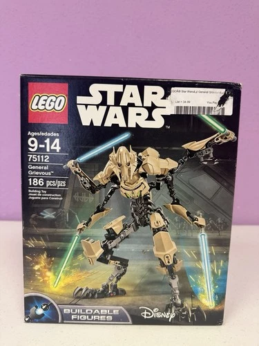 LEGO 75112 Star Wars General Grievous Retired New Sealed Free Shipping