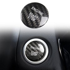 Pulsante Avviamento Motore Per Mercedes Benz A C W205 GLC X253 AMG ML GLE Fibra di Carbonio