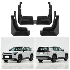Fit for For TOYOTA RAV4 2026+ 4 Piece Black PP Mud Flaps Front Rear Tires