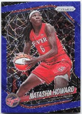 2025 Panini Prizm WNBA #54 Natasha Howard Blue Velocity Prizms Indiana Fever