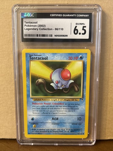 Tentacool graded CGC 6.5 for sale on eBay