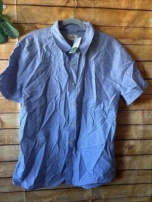 Marine Layer California Naturals Regular Fit Classic Short Sleeve Shirt Size L