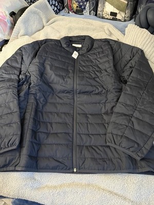 Gap Navy ColdControl Zipper Puffer jacket Men s Xl Navy New Water Resistant