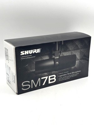 Shure SM7B Dynamisches Mikrofon XLR Niere 50Hz-20kHz 150Ω Dunkelgrau in OVP